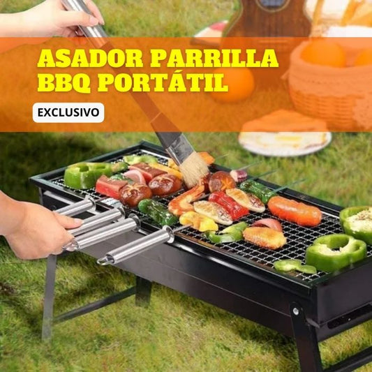 Exclusivo Asador Parrilla BBQ Portátil