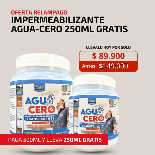 Sellador de humedad AGUA-CERO 💦 | Lleva 250ml GRATIS