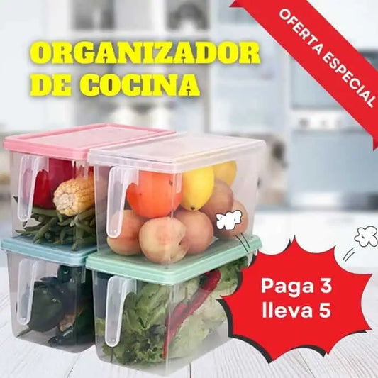 Set Organizador Multiusos con tapa | Cocina, Hogar y despensa